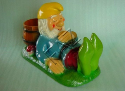 Zwerg Figur Garten Statue Skulptur Figuren Skulpturen Dekoration Deko 46cm Neu