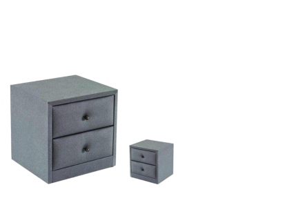 Nachttisch Textil Polster Möbel Nachttische Konsolen Schlafzimmer Design Stoff