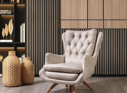 Wohnzimmer Sessel Design Couch  Textil  Luxus Polster Sitzer Neu Modern