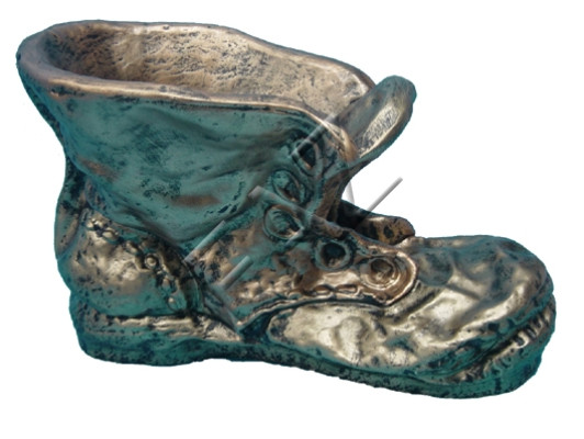 Schuh Deko Blumen Vasen Vintage Vase Deko Blumentopf Dekoration Deko Hochglanz