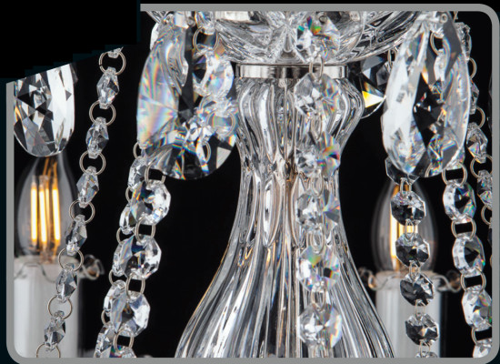Kristall Luster Kronleuchter Leuchte Deckenleuchte Bohemia Lampe Hängeleuchte