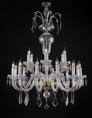 Kristall Kronleuchter Leuchte Lampe Deckenleuchte Luster Hängeleuchte Bohemia