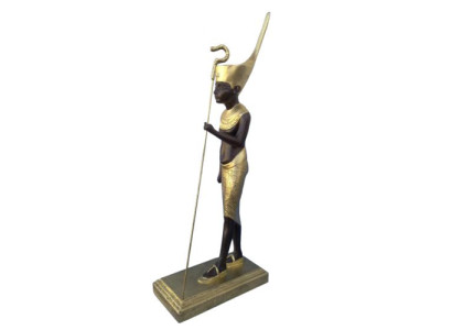 Ägyptischer Gott Khnum Statue Figur Statuen Figuren Skulpturen 60 cm Antik Stil