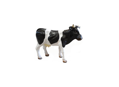 Moderne Figur Kuh Rind Kunststoff Skulptur Statuen Figuren Dekoration 85 x 116cm