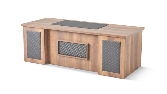 Luxuriöse Büro Garnitur Robuste Arbeitszimmer Möbel Tisch Sideboard 6tlg