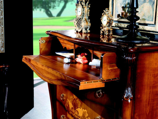Italienische Kommode Anrichte Handmalerei Schrank Luxus Sideboard Italienische Holz