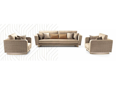Sessel Design Couch Sofa Stoff Relax Lounge Luxus Fernseh Club Polster Sitzer
