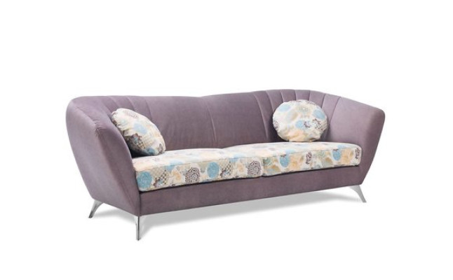 Design 3 Sitzer Relax Club Sofas Lounge Sofa Textil Polster Couch Stoff Couchen