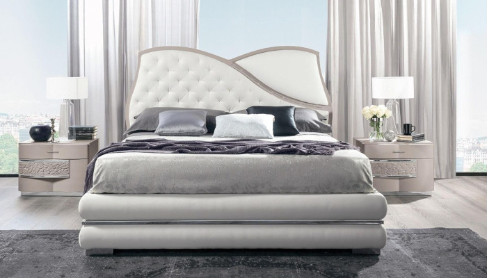 Bett Bettgestellee Bettrahmen Betten Doppel Luxus Doppelbett Weiß Modern Design