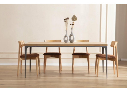 Esstisch 4x Stühle Stuhl Esszimmer Set Essgruppe Tisch Tische Garnitur