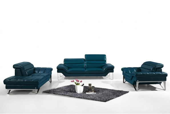 Sofagarnitur Leder Sofa Set 3+2 (ohne Sessel) Couch Sitz Polster Garnitur 994