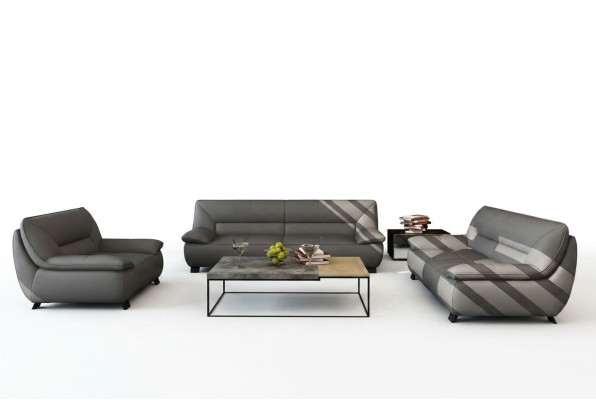 Leder Sofa Couch Polster Garnitur 3+2 Sitzer Couchen Sofas Garnituren Sofas Neu