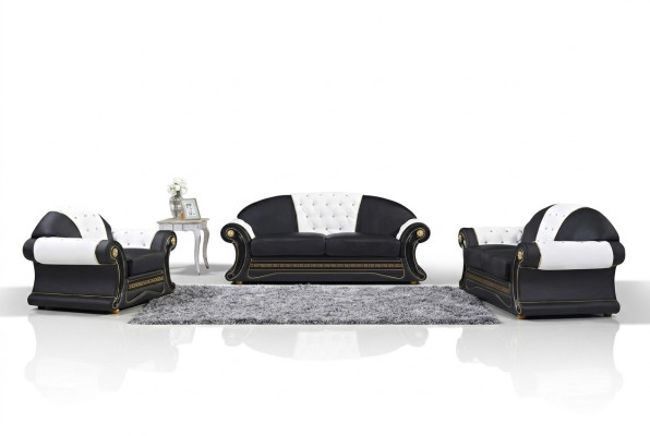 Couch Wohnlandschaft Garnitur Design Modern Sofa 6020 3+2 Sitzer Sofas