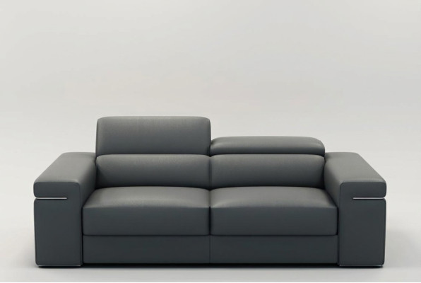 Multifunktions Ledercouch Sitz Polster Wohnzimmer Set Leder Garnitur Sofa 3+2
