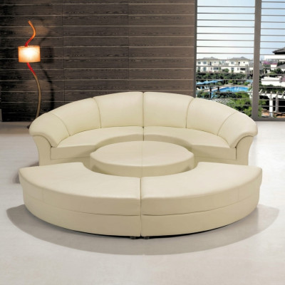Runde xxl polster wohnlandschaft couch rund eck sofa ledersofa sitz eck garnitur