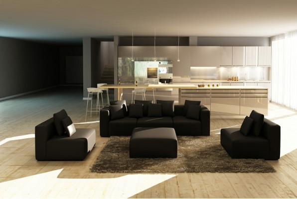 Couch Sofa Wohnlandschaft Ecksofa Multifunktionale Stellweise Polster Ecke