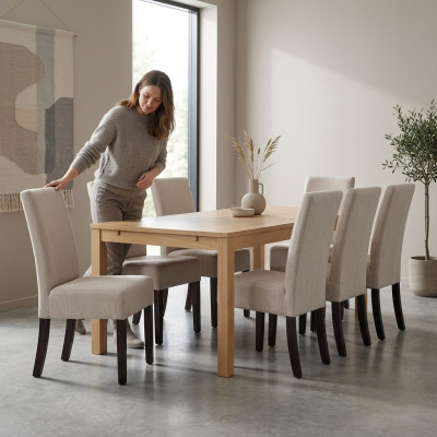 6x Stuhl Set Polster Sitz Stühle Garnitur Wartezimmer Kanzlei Praxis Lounge Club
