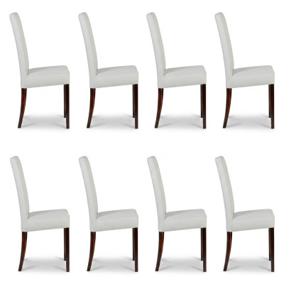 8x Stühle Stuhl Polster Design Lounge Club Sitz Lehn Garnitur Sessel Neu