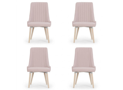 4x Stühle Stuhl Polster Modernes Set Design Lehn Garnitur Sessel Komplett Neu