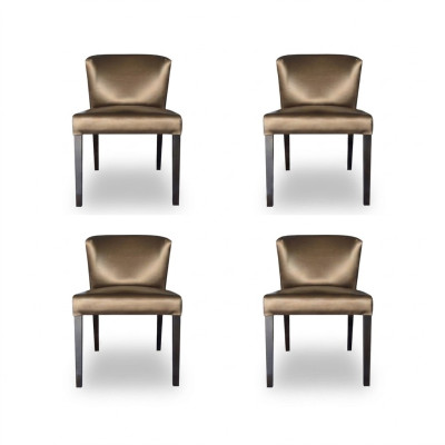 4x Stühle Stuhl Polster Design Lehn Garnitur Sessel Komplett Modernes Set Neu
