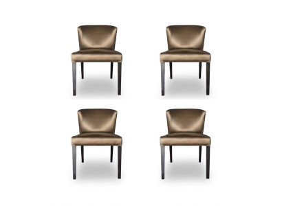 4x Stühle Stuhl Polster Design Lehn Garnitur Sessel Komplett Modernes Set Neu