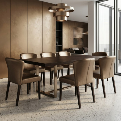 8x Stühle Stuhl Polster Design Lehn Garnitur Sessel Komplett Modernes Set Neu