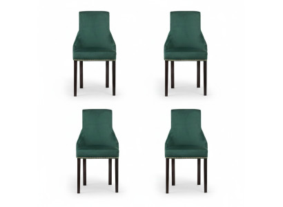 4x Design Polster Sitz Stühle Stuhl Seht Garnitur Sessel Lounge Club Set