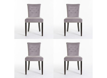 4x Design Polster Stühle Stuhl Seht Garnitur Sessel Lounge Club Set Modern