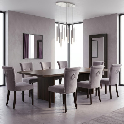 8x Polster Sitz Stühle Stuhl Seht Garnitur Sessel Lounge Club Set