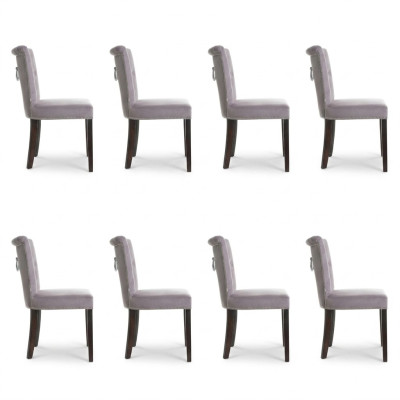 8x Polster Sitz Stühle Stuhl Seht Garnitur Sessel Lounge Club Set