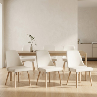 6x Design Polster Sitz Stühle Stuhl Seht Garnitur Sessel Lounge Club Set 