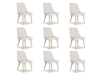 6x Design Polster Sitz Stühle Stuhl Seht Garnitur Sessel Lounge Club Set 
