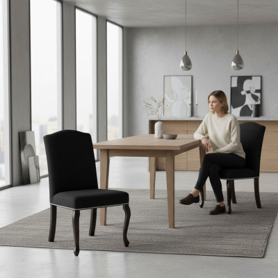 6x Design Polster Stuhl Garnitur Stühle Textil Sitz Komplett Set