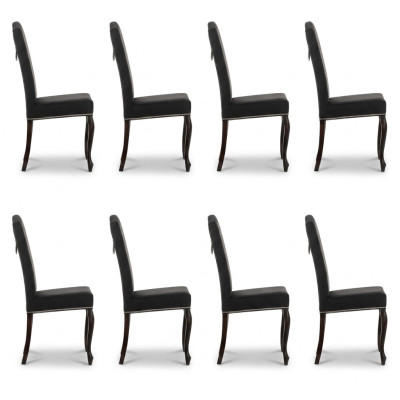 8x Chesterfield Stühle Stuhl Polster Sessel Stuhl Design Sitz Club Garnitur Neu