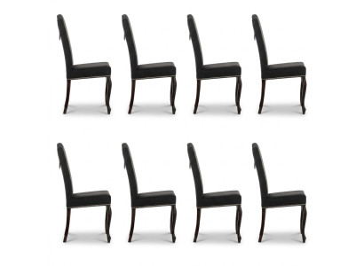 8x Chesterfield Stühle Stuhl Polster Sessel Stuhl Design Sitz Club Garnitur Neu
