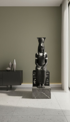 Ägyptische Pharao Statue Skulptur Figuren Skulpturen Dekoration Deko Figur 123cm