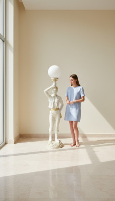 Design Leuchte Stehleuchte Lampe Lampen Leuchten Stand XXL Skulptur Figur Statue