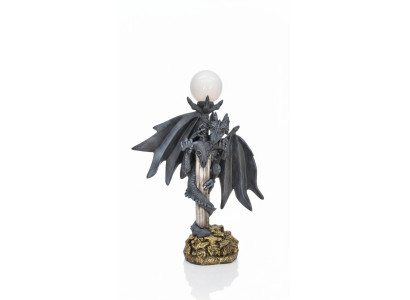 XXL Design Gothik Stehleuchte Lampe Stand Leuchte Leuchten Drachen Lampen 143cm