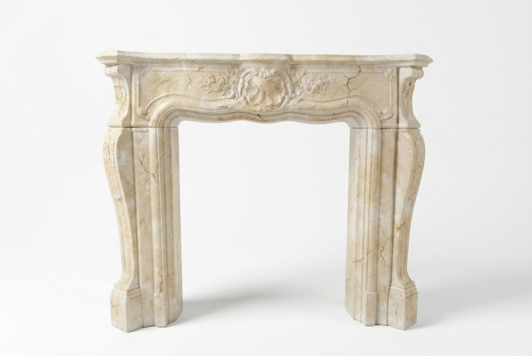 Kamin Ofen Verkleidung Umrandung Marmor Stil Dekoration Barock Klassische Kamine