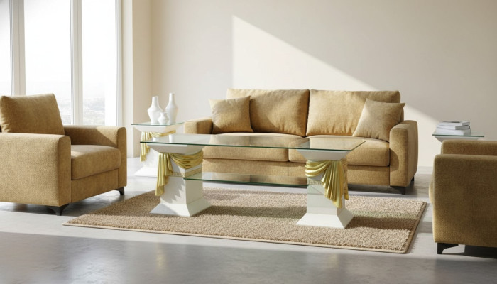 Klassische RTV Sideboard Fernseh Tisch Tische Tv Board Medusa Regal Vitrine 1877