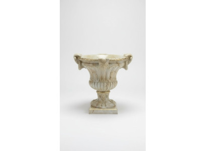XXL Design Blumen Topf Dekoration Vase Vasen Handarbeit Deko Kelch Pokal 69cm