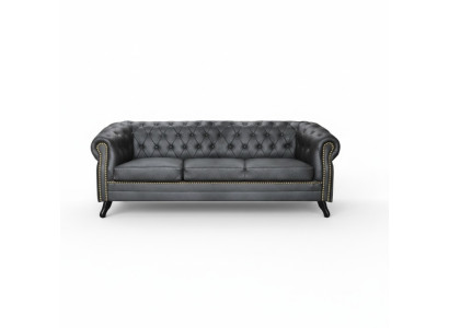 Chesterfield Sofagarnitur 3+2+1 Glasgow Couch Polster Set Sofas Couchen Neu