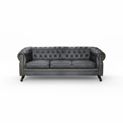 Chesterfield Sofagarnitur 3+2 Glasgow Couch Polster Set Sofas Couchen Neu