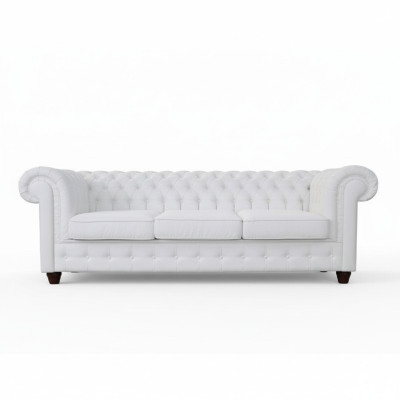 Chesterfield Mello 3 Sitzer mit Bettfunktion Couch Polster Sofas Couchen Sofa