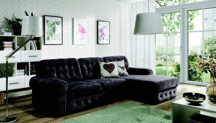 Polster Schlaf Eck Sitz Sofa Polster Garnitur Wohnlandschaft Sofas Couchen
