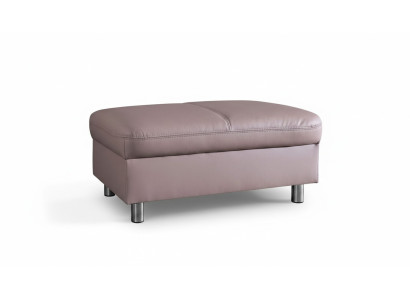 XXL Club Lounge Hocker Pufa Leder Ottoman Designer Textil Fußhocker Design