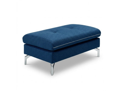 XXL Club Fußhocker Stoff Lounge Hocker Ottomane Pufa Textil Ottoman