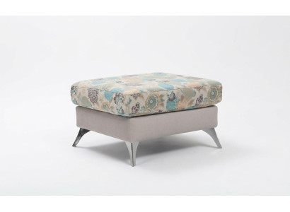XXL Club Fußhocker Lounge Hocker Ottomane Pufa Leder Textil Ottoman