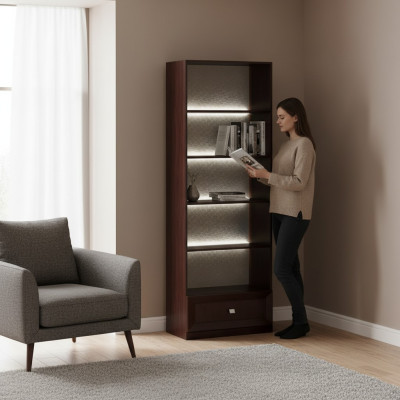 System Büro Möbel Vitrine Aktenschrank Klassischer Deko Holz Schrank Regal