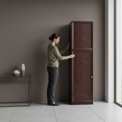 System Büro Möbel Vitrine Aktenschrank Deko Klassischer Holz Schrank Regal